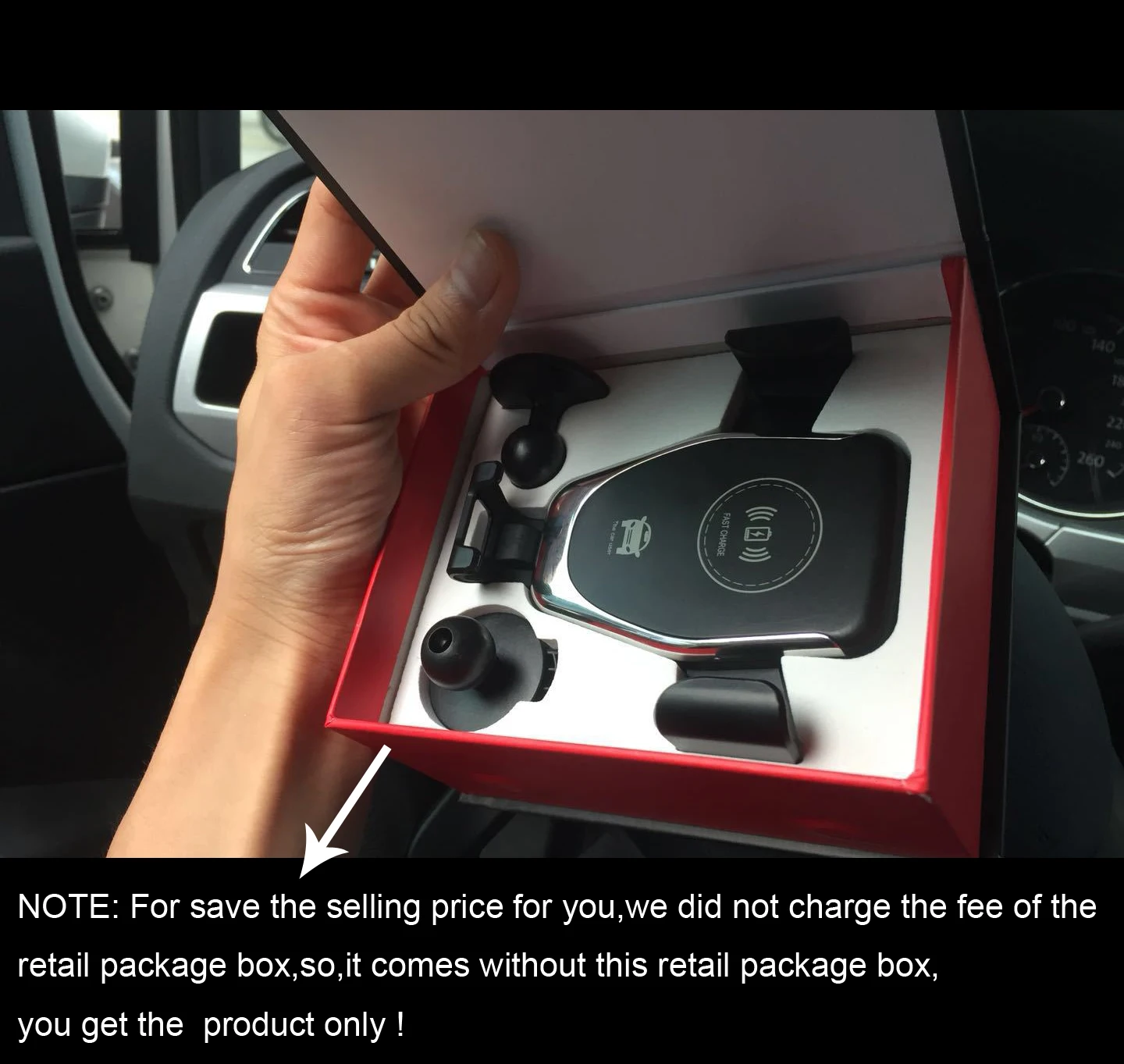 10 Вт QI Беспроводное быстрое зарядное устройство Автомобильный держатель для iPhone