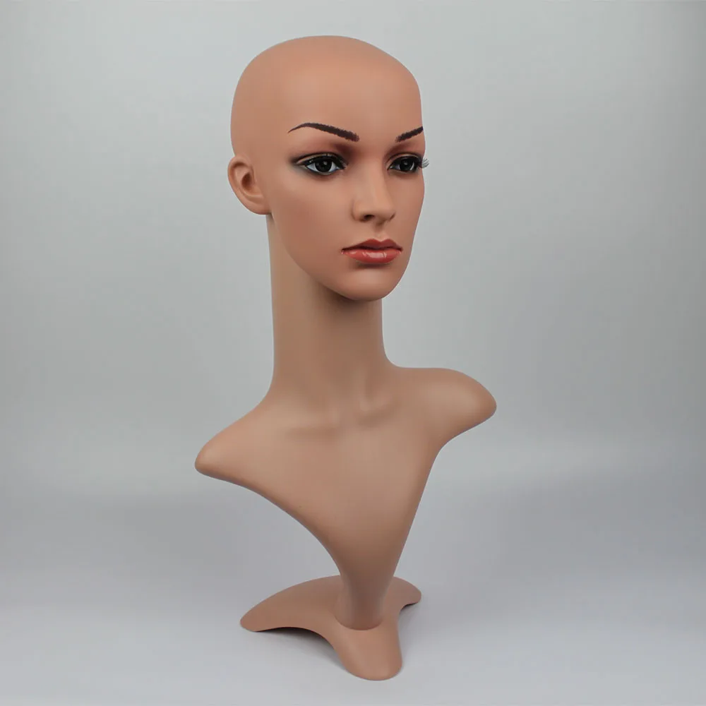 Высокое качество PE реалистичный манекен женщина головы парики D2 W|mannequin dummy head|manikin