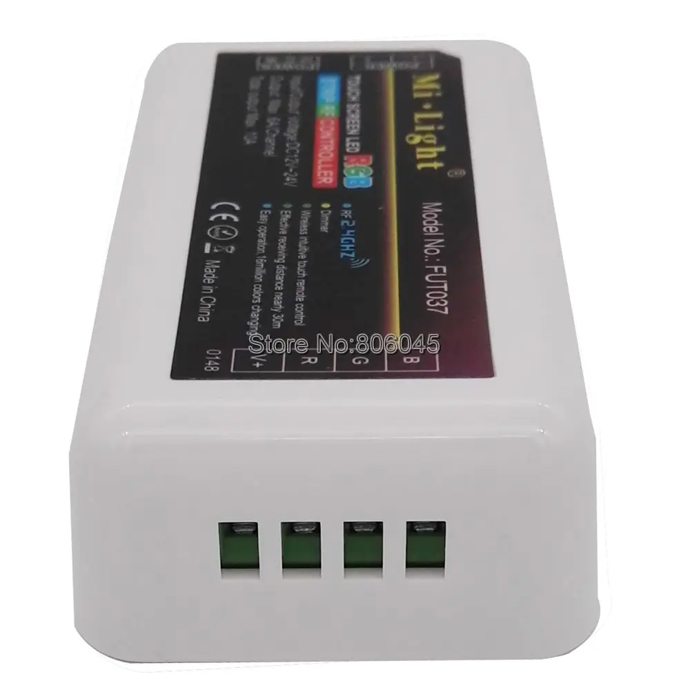 DC 12 В 24 6A/CH Max 10A Mi светильник 2 4G беспроводной 4-зонный RGB светодиодный контроллер