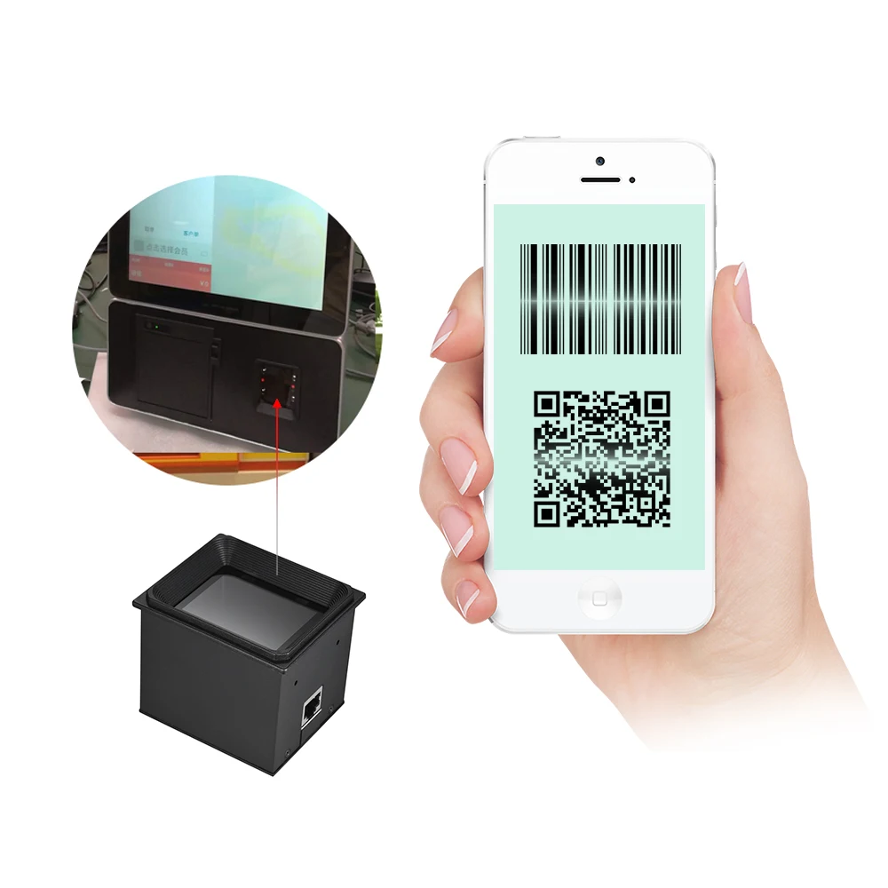 Встроенный сканер штрих-кода Aibecy 2D/QR/1D код телефона Автосканер модуль