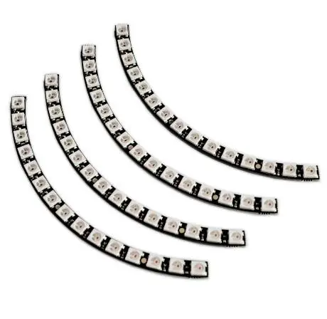 Кольцо настенные часы 60 X ультра яркий WS2812 5050 RGB светодиодный светильник Панель со встроенными драйверами