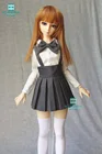 Кукольная одежда BJD, платье для девочки, подходит для куклы 13 BJD, модная рубашка с бантом, вязаный кардиган, плиссированная юбка