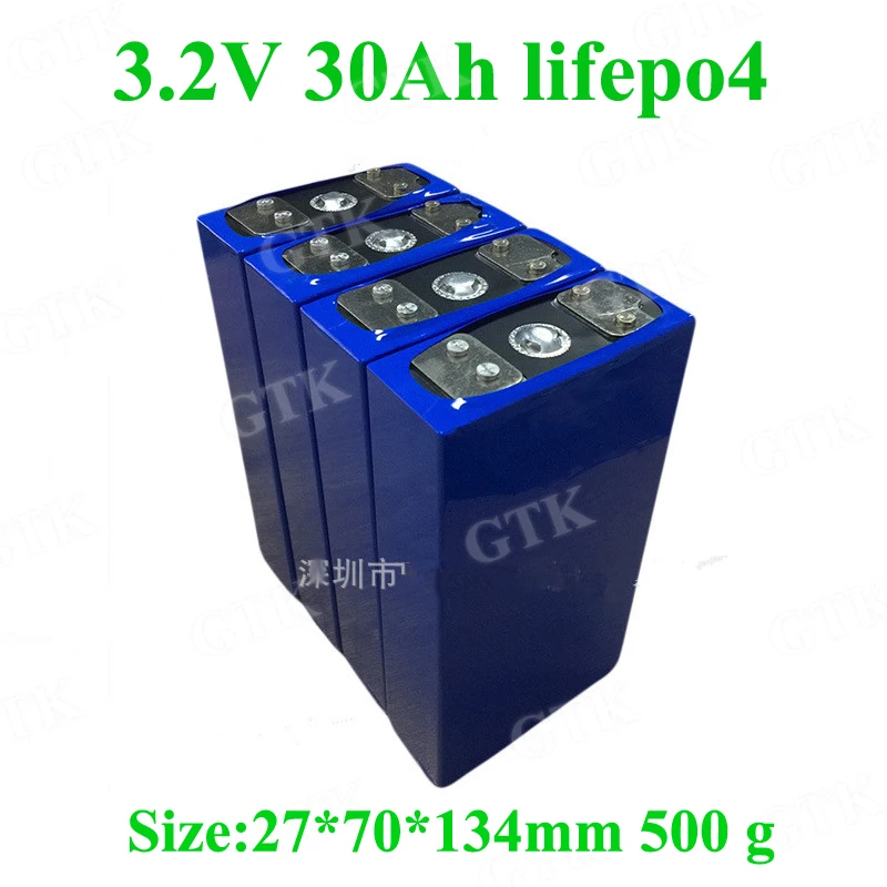 Литиевая батарея Lifepo4 3 2 V 30AH 5C для diy 12V 36V lifepo4 e bike стула скутера AGV car тележки