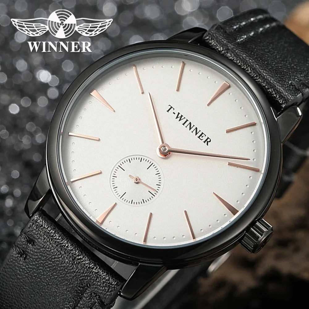 

T- winner Automatic Mechanical Watch Men Business Montre Homme Relojes Relogio Masculino Erkek Kol Saati Watches Brand Luxury