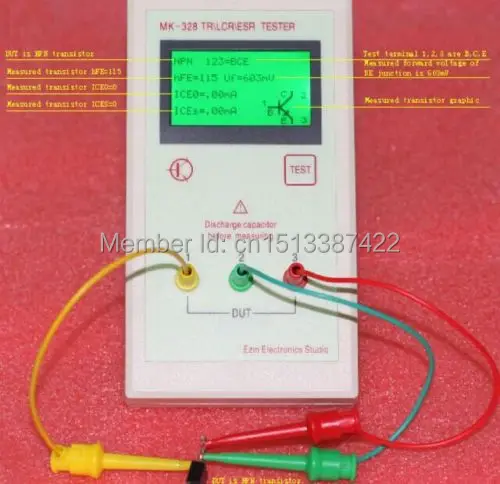 MK 328 TR LCR ESR тестер транзистор индуктивность емкость сопротивление метр|esr meter|esr
