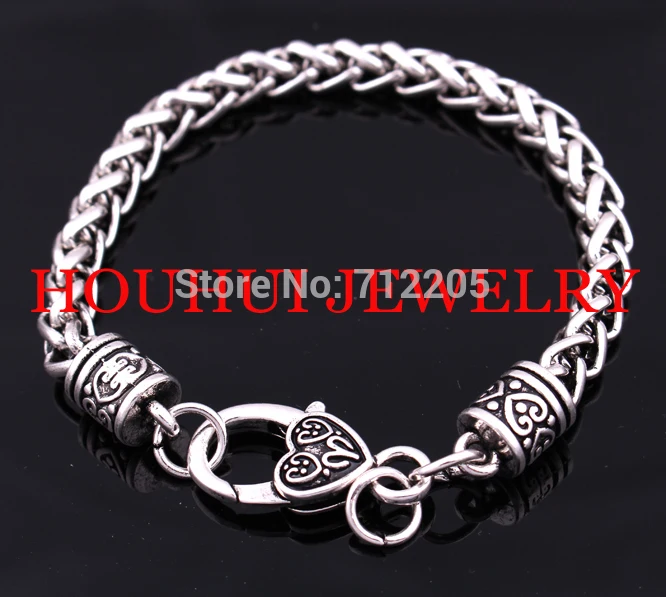 Оптовая продажа антикварная Посеребренная цепочка для браслета из звеньев