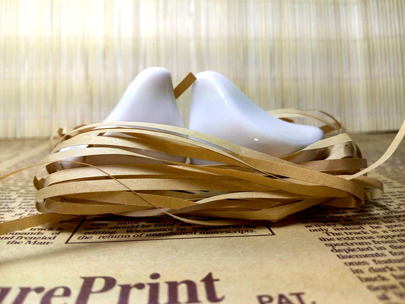 

Factory Fast Delivery 50sets/lot Wedding Favorlove Bird Salt & Pepper Shakers In Gift Package Wholesale