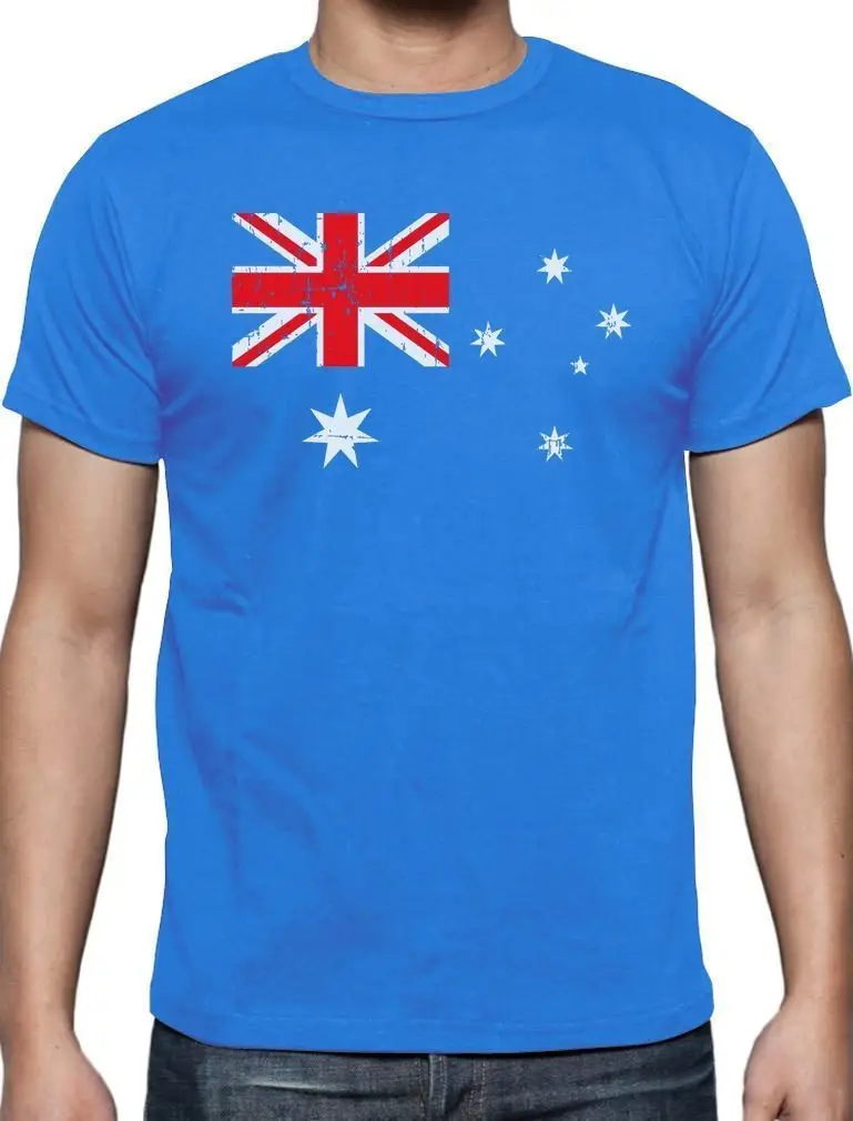 Австралийский флаг Винтаж Стиль Ретро Австралия Флаг Футболка идея подарка |