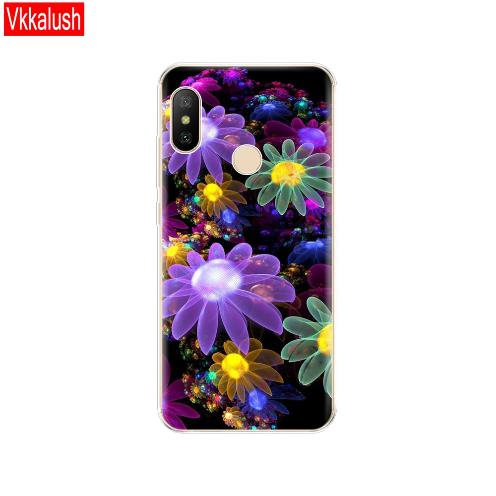 80071 Силиконовый чехол для телефона для Xiaomi mi A2 LITE, чехол с полной защитой, мягкая задняя крышка из ТПУ, чехол для телефона для Xio mi A2 LITE, бампер, чехол - Цвет: 80071