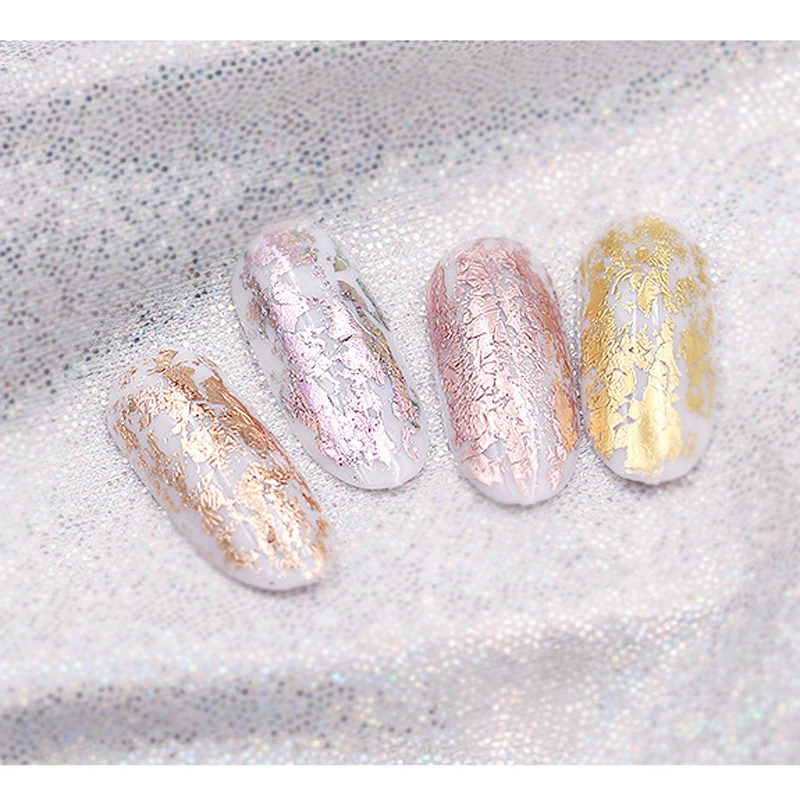 2 шт./лот розовая Фольга для ногтей Переводные УФ обертывания Гель лак наклейки