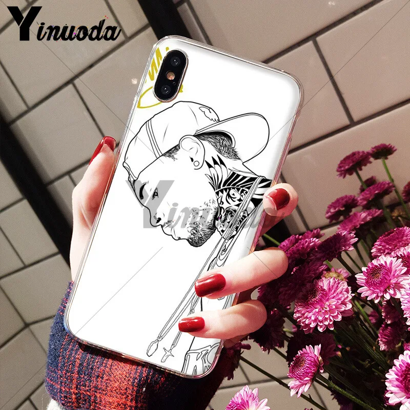 A8 Yinuoda Chris коричневый Breezy Coque Shell чехол для телефона iPhone 8 7 6 6S Plus 5 5S SE XR X XS MAX Coque Shell - Цвет: A8