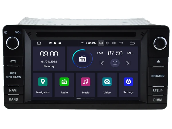 Четырехъядерный Android 9 0 dvd плеер автомобиля для MITSUBISHI OUTLANDER/LANCER X/ASX (2013 2015)