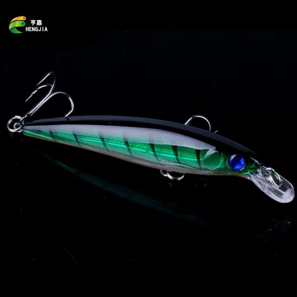 

HENGJIA 10PCS/Lot 14G 11CM Fishing Lure Minnow Lures Hard Bait Pesca Fishing Tackle isca Artificial 10 Colors Hook Swimbait
