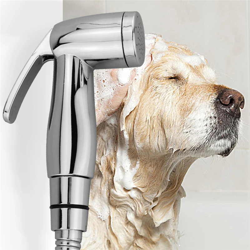 Ручной хромированный смеситель для унитаза Shattaf односторонний кран биде в ванную