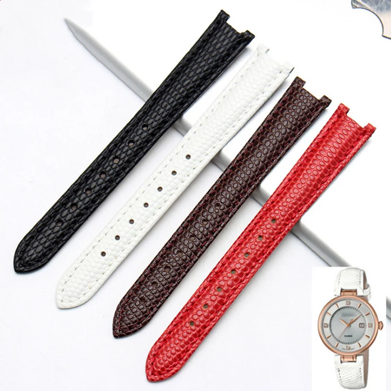Ремешок для часов из натуральной кожи Strap14 * 8 мм вогнутая интерфейс сменная