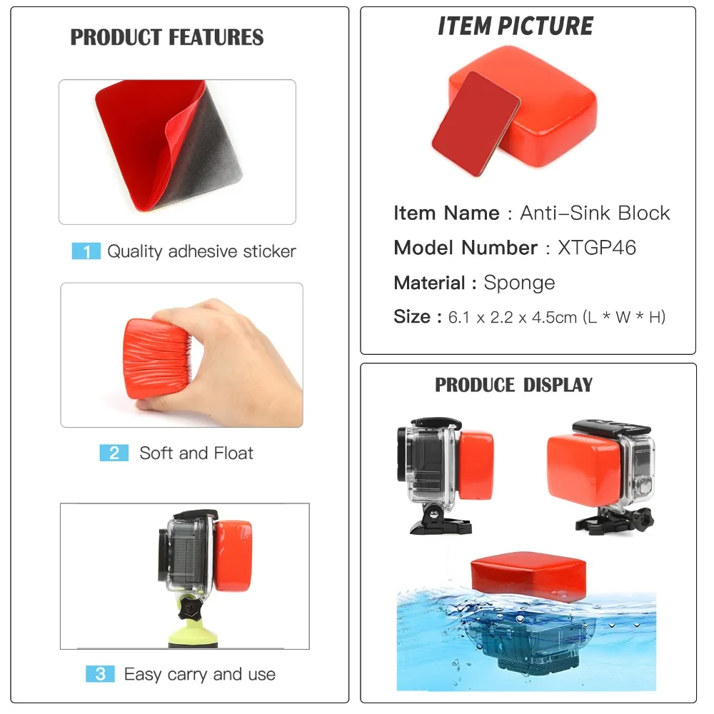Аксессуары для экшн камеры GoPro Hero 7 6 5 4 Black Xiaomi Yi 4K Lite 2 SJCAM SJ7 Eken H9 Go Pro крепление sony Nikon