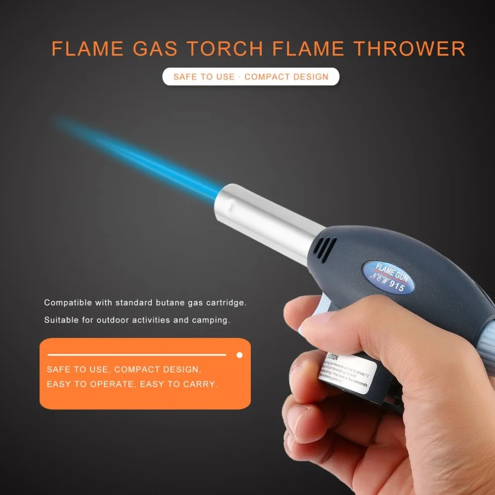 Tig Кемпинг барбекю пламя газовый фонарь газовая горелка пистолет ThrowerMaker