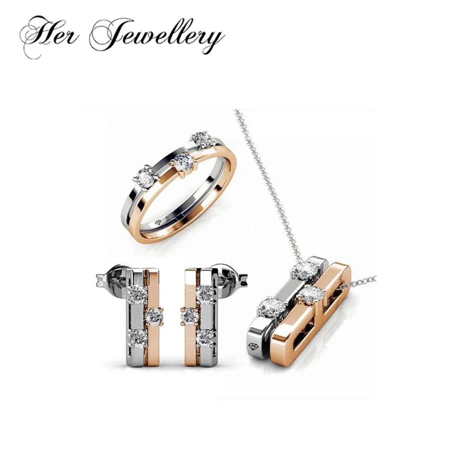 Ее Ювелирные изделия Подарки Мода mixd ювелирный набор золотые разноцветные