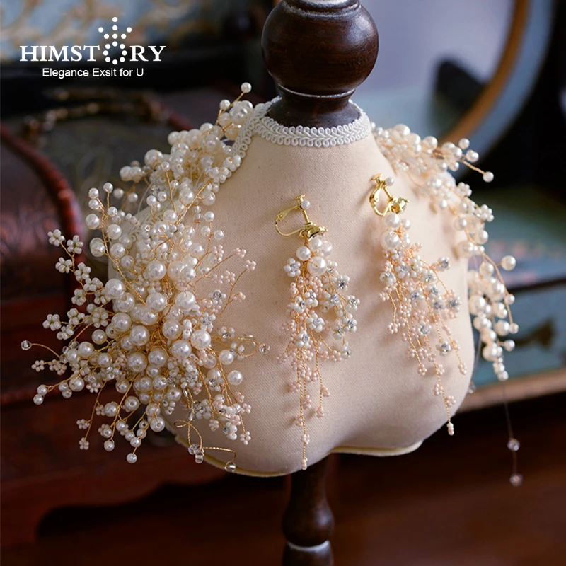 Новый роскошный полный жемчуг Кристалл Тиара головной убор богатый Королевский