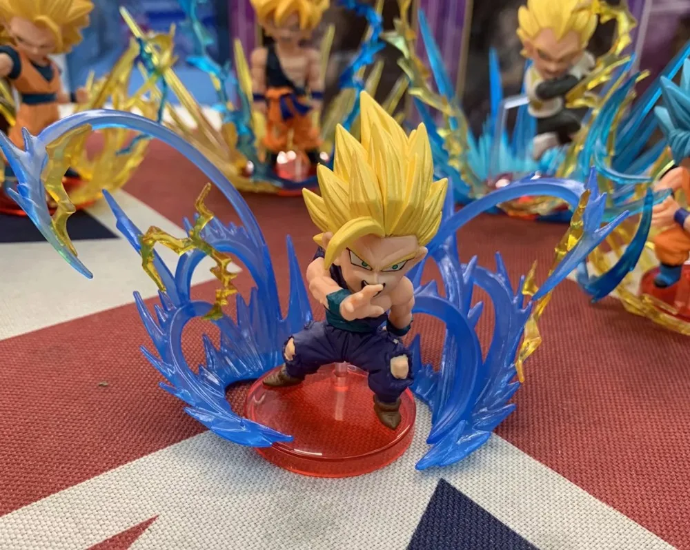9 шт. Драконий жемчуг супер WCF Burst World Collectable Vegeta Gohan Frieza Broly Son Goku Gokou Hero фигурка