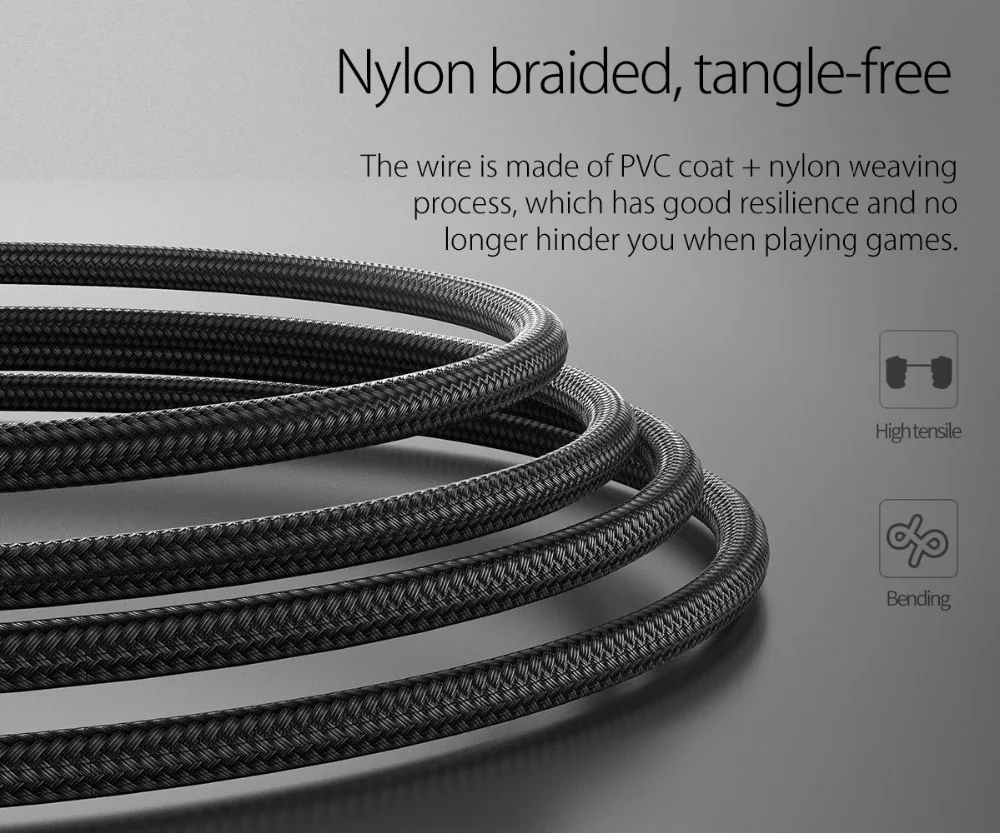 Micro USB C кабель для быстрой зарядки ORICO 2 4 A нейлоновый шнур Samsung Xiaomi Huawei iPhone игр