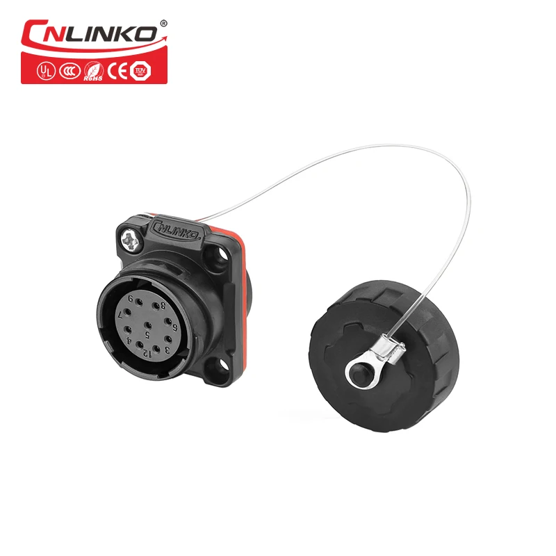 Cnlinko M20 9Pin круговой провод электрический адаптер авиационный штыковый замок