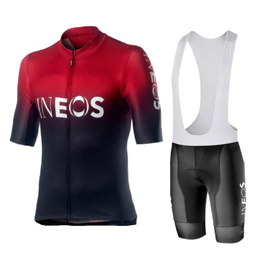 Мужские велосипедные шорты с гелевой подушкой INEOS профессиональная команда