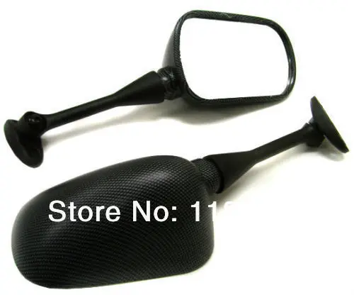 Парные карбоновые правые и левые боковые зеркала заднего вида для Honda 2003 2012 CBR 600RR