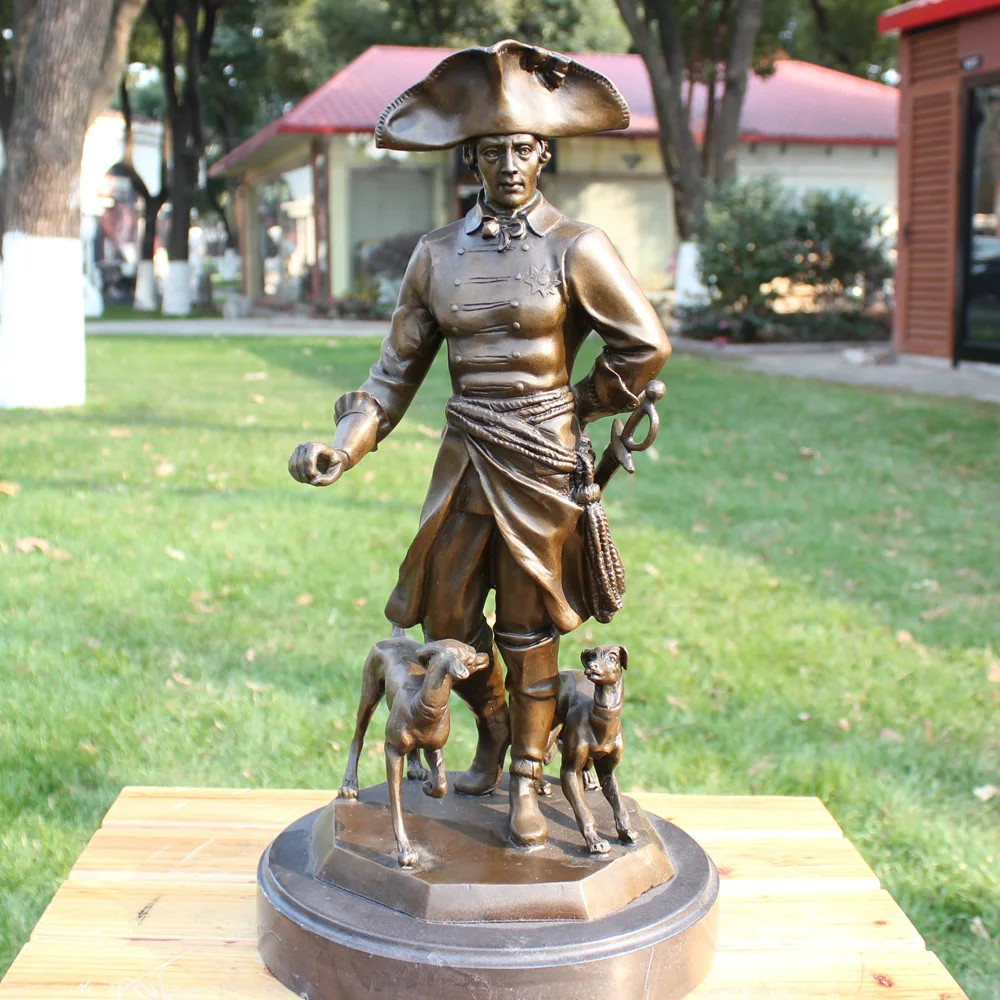 

King isseka bronze works of art decoration figure bronze statue Home Furnishing jewelry gift hotel decoration