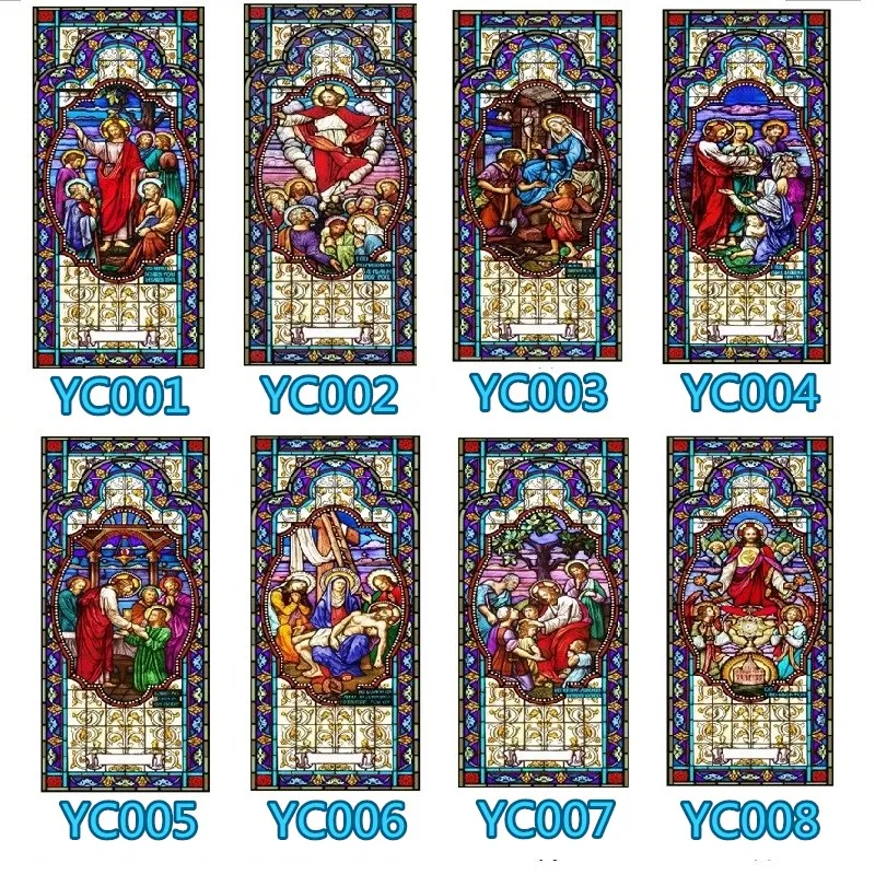 Выполненный на заказ оконная пленка Европейский многоцветный ретро статическая