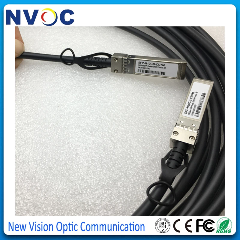 Бесплатная доставка Φ 10G SFP + к 24AWG 7 м прямой медный привод 10 Гб DAC метров Пассивный
