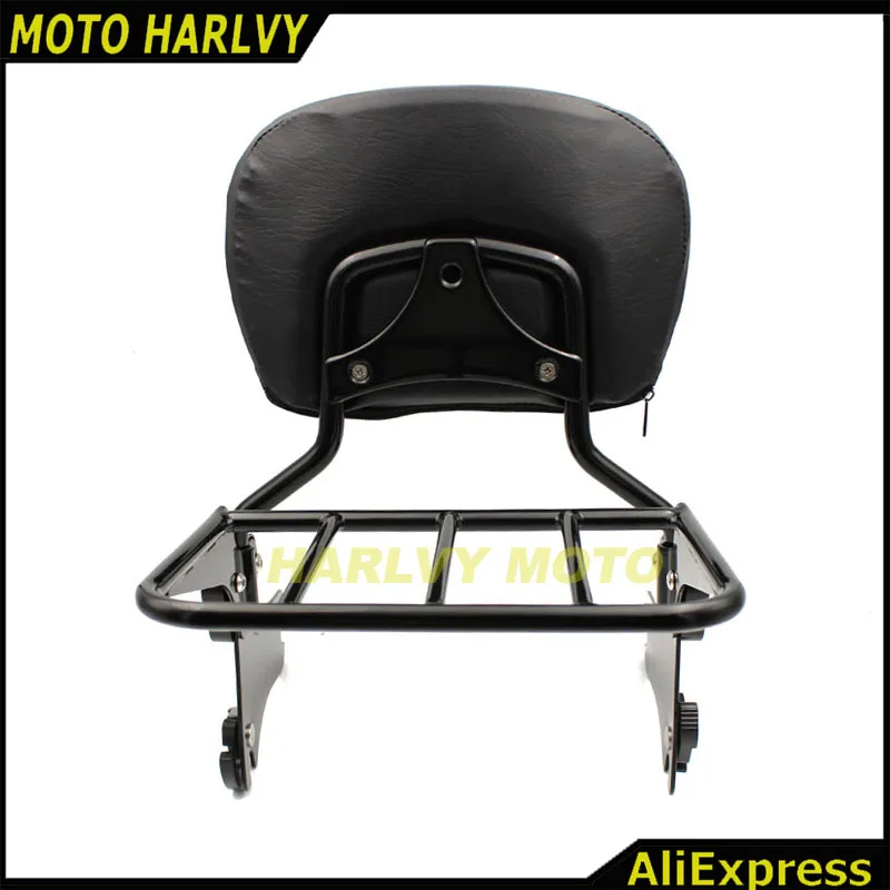 Спинка для скусси-бара и багажная стойка Harley Road King Street Glide Electra Classic FLHT FLHX