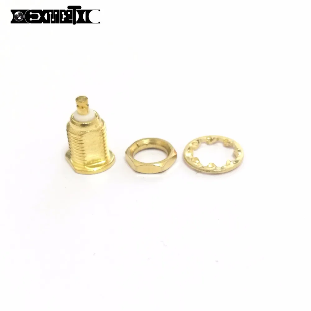 Jack nut RF Coax коннектор MCX Female прямой позолоченный 1 шт. оптовая продажа|connector|goldplatedl