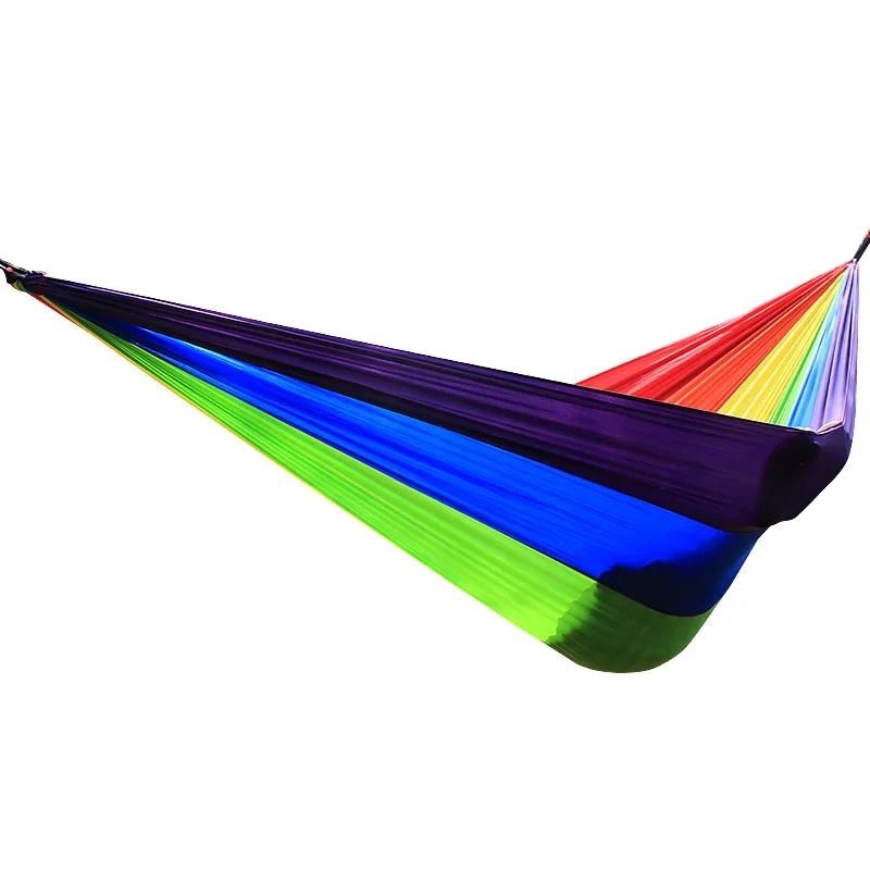 Rainbow Hammock 300*200cm 210T Nylon Parachute cloth Loading 350kg | Hammocks