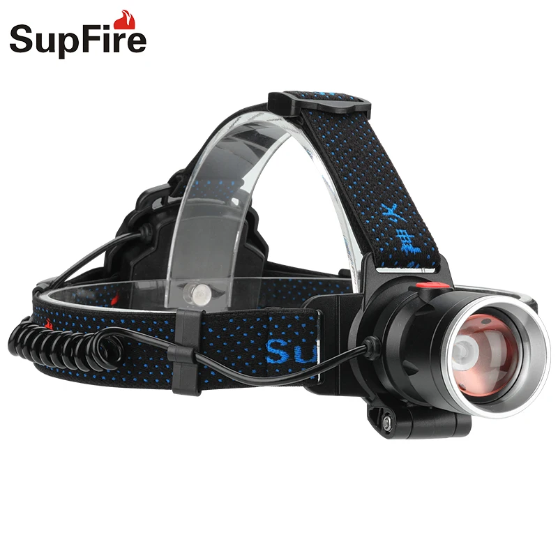 Supfire фар Светодиодный Фонарик светодиодный HL08 Велосипедный спорт фары зум фонари
