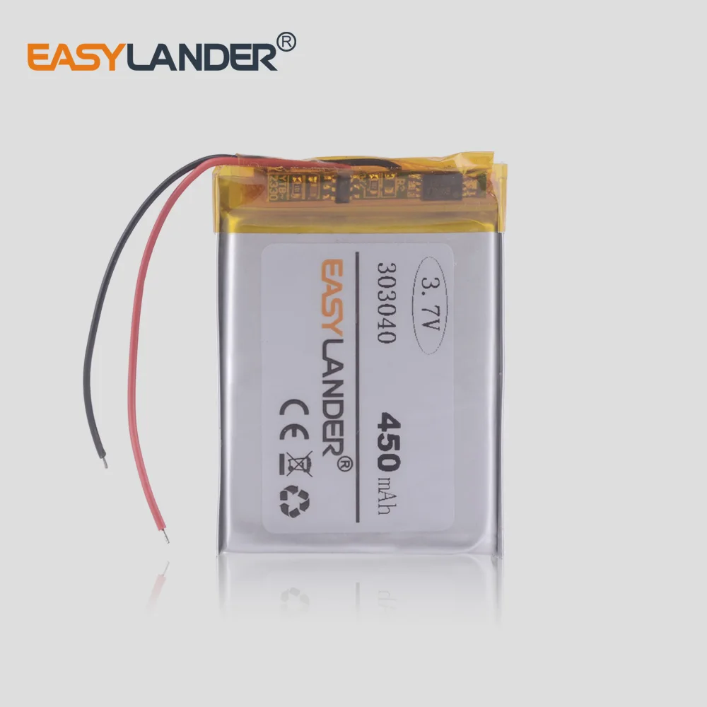 3 7 V 450mAh полимерный литий ионный аккумулятор F диктофон авторучка Смарт часы native MP3