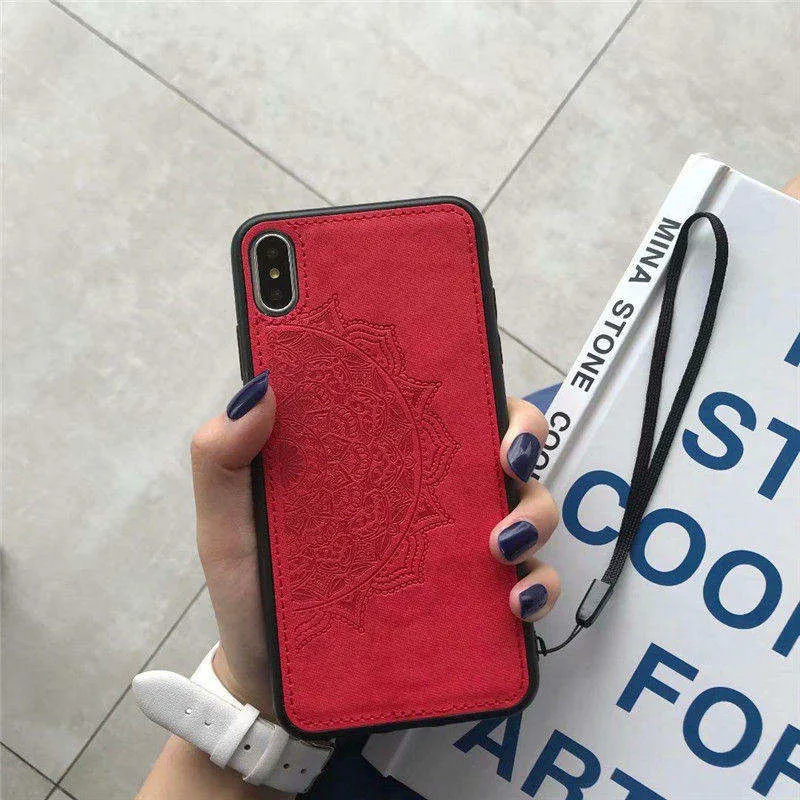 Роскошный чехол для телефона Huawei P30 30pro мягкий из ТПУ с рельефным рисунком мандалы