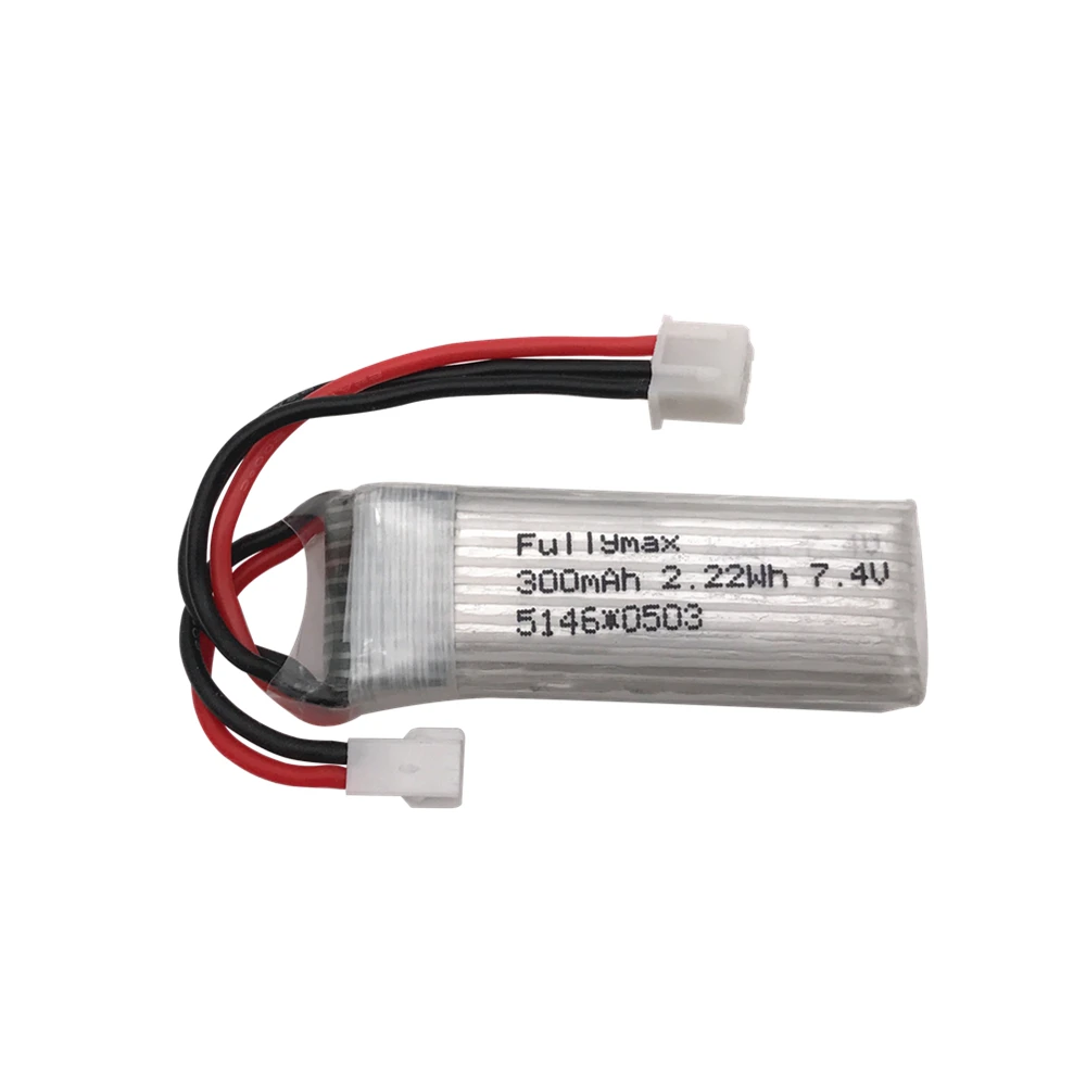 Литий Полимерный Аккумулятор 7 4 в 300 мАч 25C для XK DHC 2 A600 A700 A800 A430 WLToys F959 RC Aircraft
