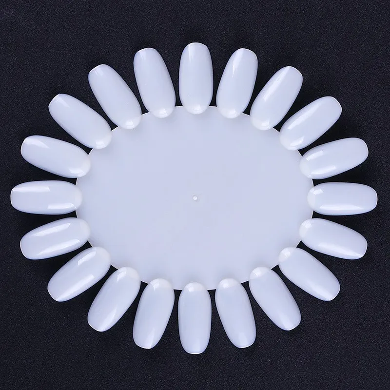 Белый ложные советы ногтей дисплея искусства практика колеса Совета|board fit|board