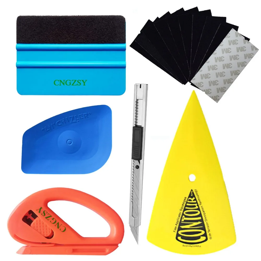 Тонировочные инструменты для окон 3 м самоклеящаяся ткань скребок углов