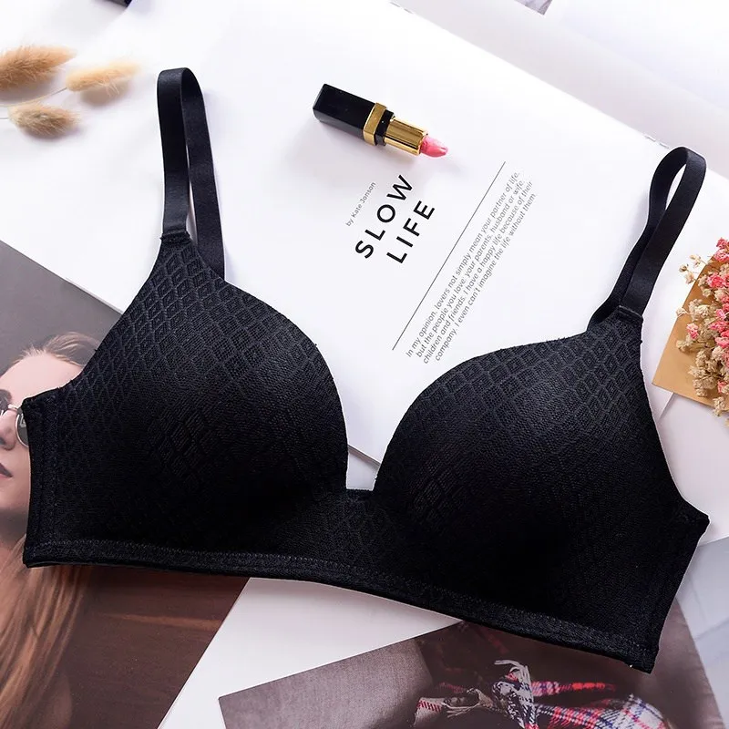 Breathable Thin Soft B Cup Bra Intimates 2018 Wire Free Basic Sexy Lingerie Women Underwear Seamless Sleep Brassiere | Женская одежда