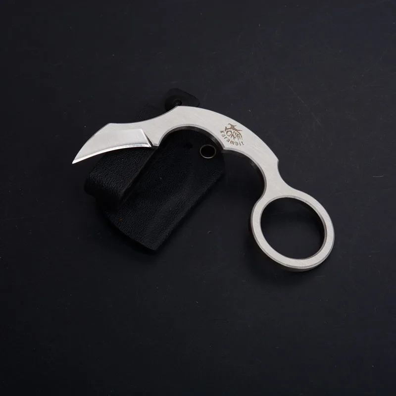 Hysenss маленький нож-Коготь Karambit D2 стальной Тактический походный охотничий карманный нож для выживания Инструменты для повседневного использования для шеи спасательный нож
