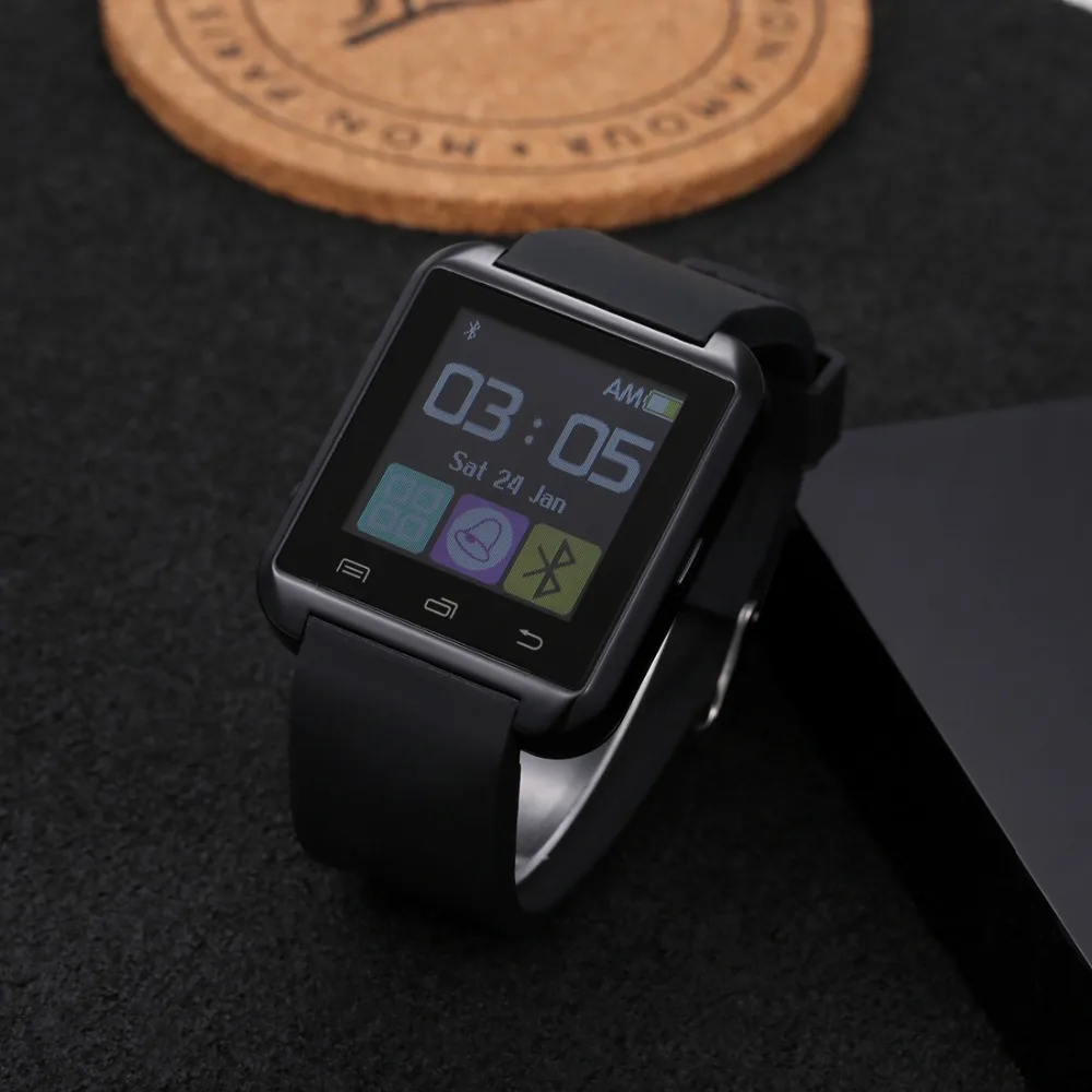 Bluetooth U8 Смарт часы мужские спортивные для женщин шагомер телефонный звонок