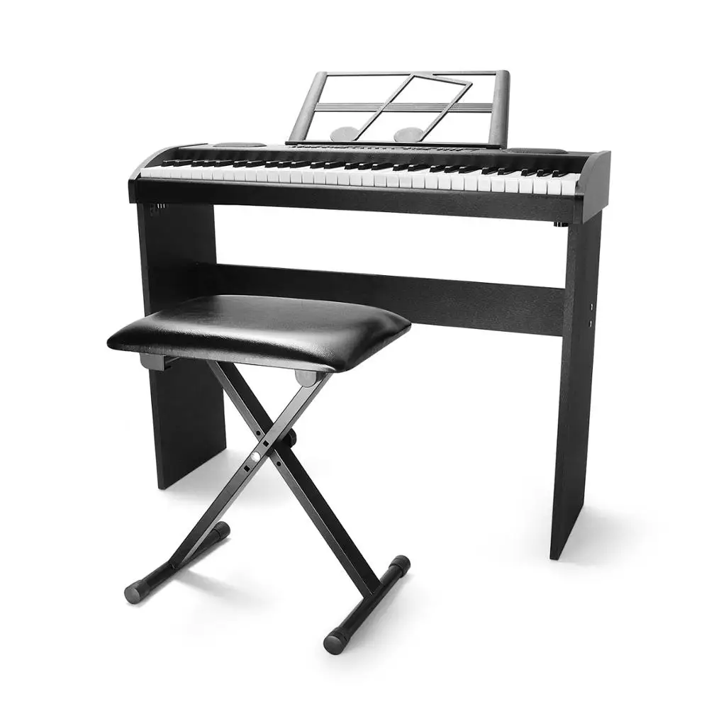 Vangoa VGK6100 61-ключ ЖК-дисплей Дисплей музыка электронная клавиатура Пианино