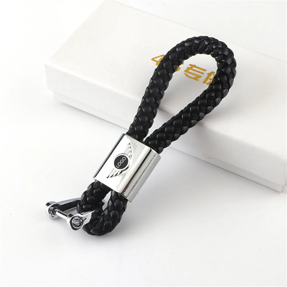 Black Key Chain 5 цветов, мягкий ТПУ чехол для автомобильных ключей, чехол для Mini Cooper Clubman Countryman F56 F55 F54, брелок для ключей, аксессуары для автомобиля - Название цвета: Black Key Chain