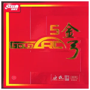 Резина для настольного тенниса DHS GoldArc 5, оригинал, сделано в Германии, Золотая дуга, 5 DHS, губка для пинг-понга