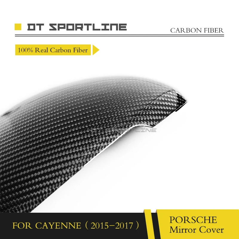 100% реальный углерод для Porsche Cayenne 958 Крышка зеркала из углеродного волокна