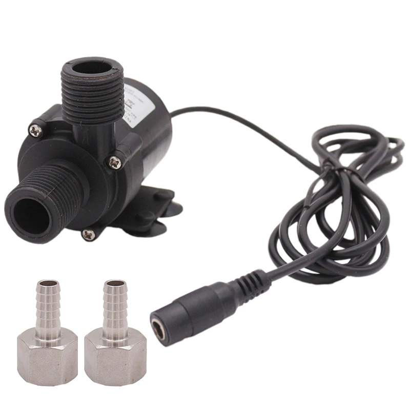 Циркуляционный насос для горячей воды на солнечной батарее 12 В с шлангом SS