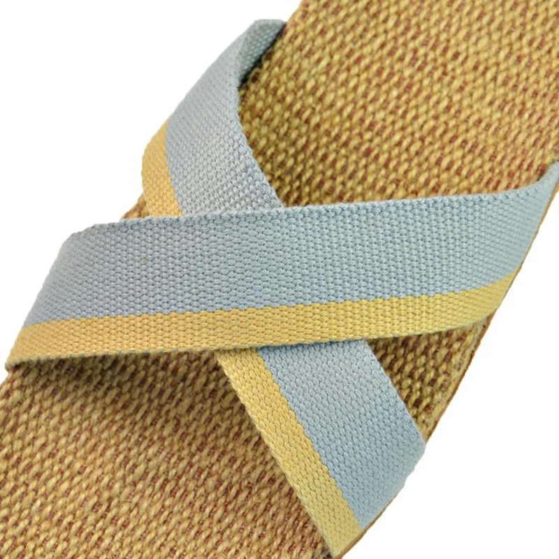 Модные домашние тапочки Mntrerm для борьбы с поперечными цветами льняные весенние