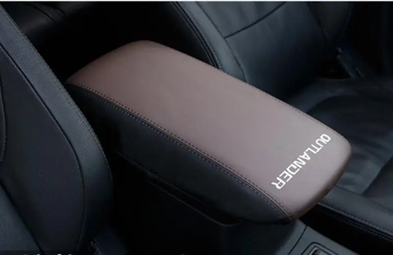 Для MITSUBISHI outlander 2013 2015 2016 2017 2019 автомобильный подлокотник кобура искусственная